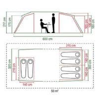 Tent Hire - Coleman Mackenzie 6